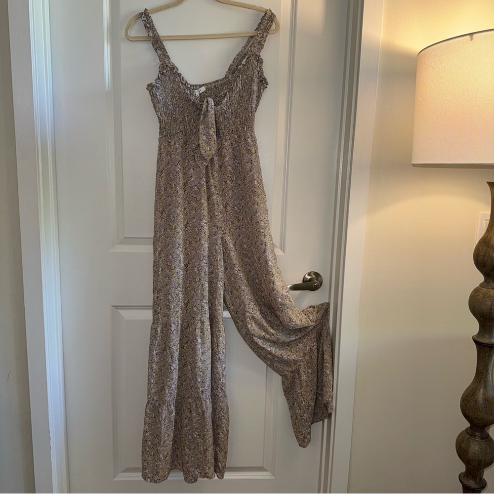Vici Yellow and Purple Floral Dress